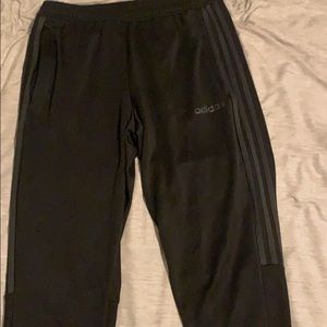 Black Adidas sweatpants